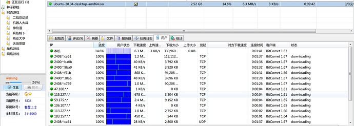 测试 BT下载成功连接IPV6